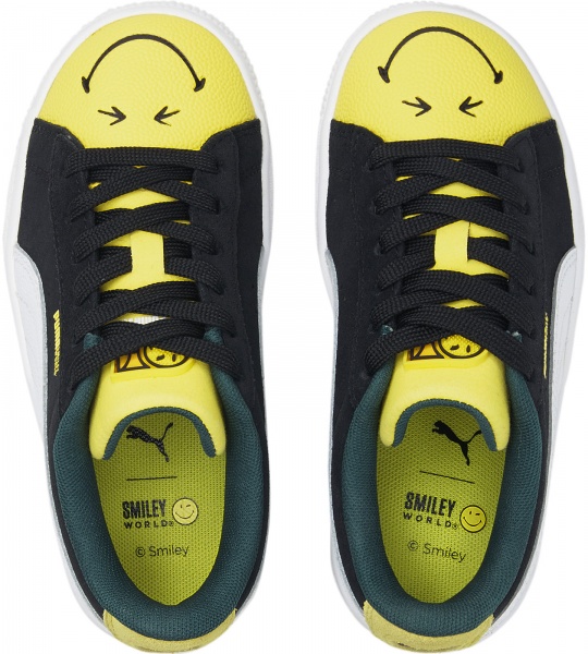 Кроссовки Puma SUEDE SMILEYWORLD PS 38613801 р.30 UK 11,5 18 см черный