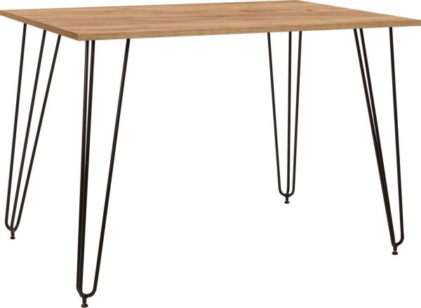 Стол обеденный Nowy Styl ALLER BLACK (18) 1200х800х750 (CH) 