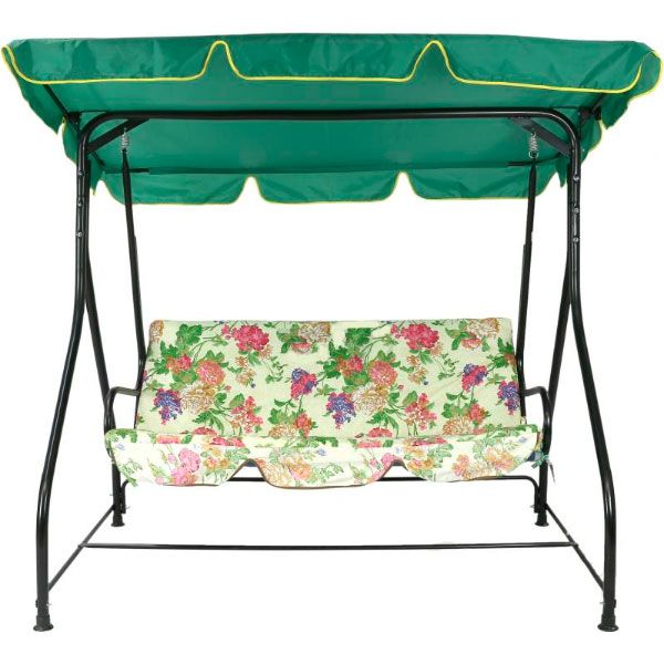 Гойдалка садова Underprice Вероніка квіти 191x116x166 см