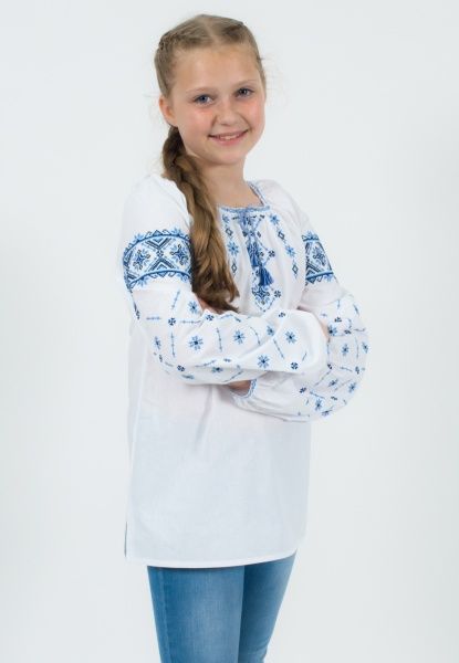 Вишиванка Гармонiя Веснянка р.146 синій 33333 