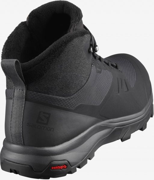 Ботинки Salomon OUTsnap CSWP W Black/Ebony/Black L41110100 р. UK 6,5 черный
