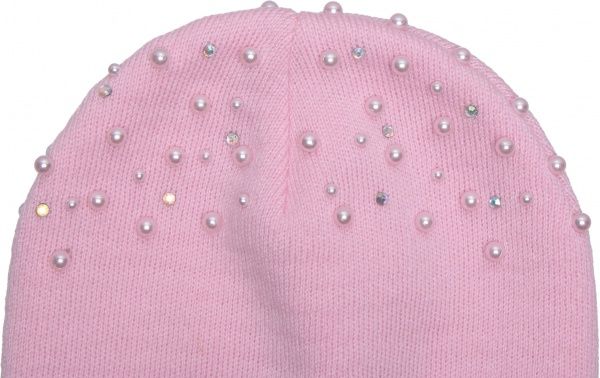 Шапочка детская для девочки Luna Kids р.48 светло-розовый 2289 