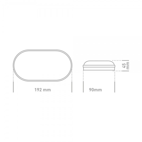 Светильник административный LED Global 15 Вт IP65 белый 1-GBH-02-1550-E 