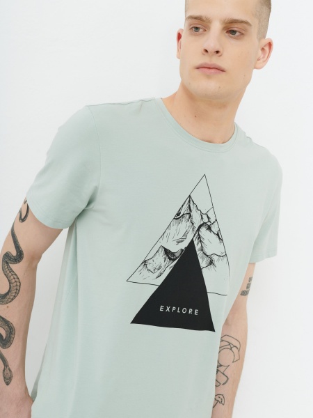 Футболка Outhorn HOL21-TSM636-48S р.2XL блакитний