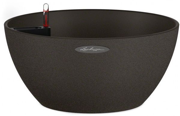 Вазон декоративный Lechuza Cubeto Color 40 круглый 3/11,5л графитово-черный (13842) 