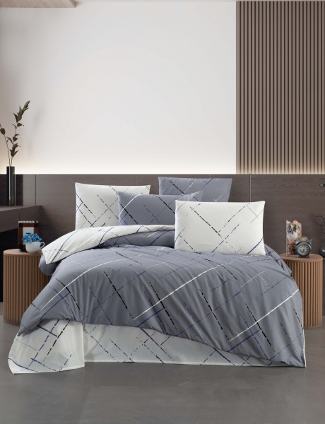Комплект постільної білизни Reflection 2 grey сірий Begenal 