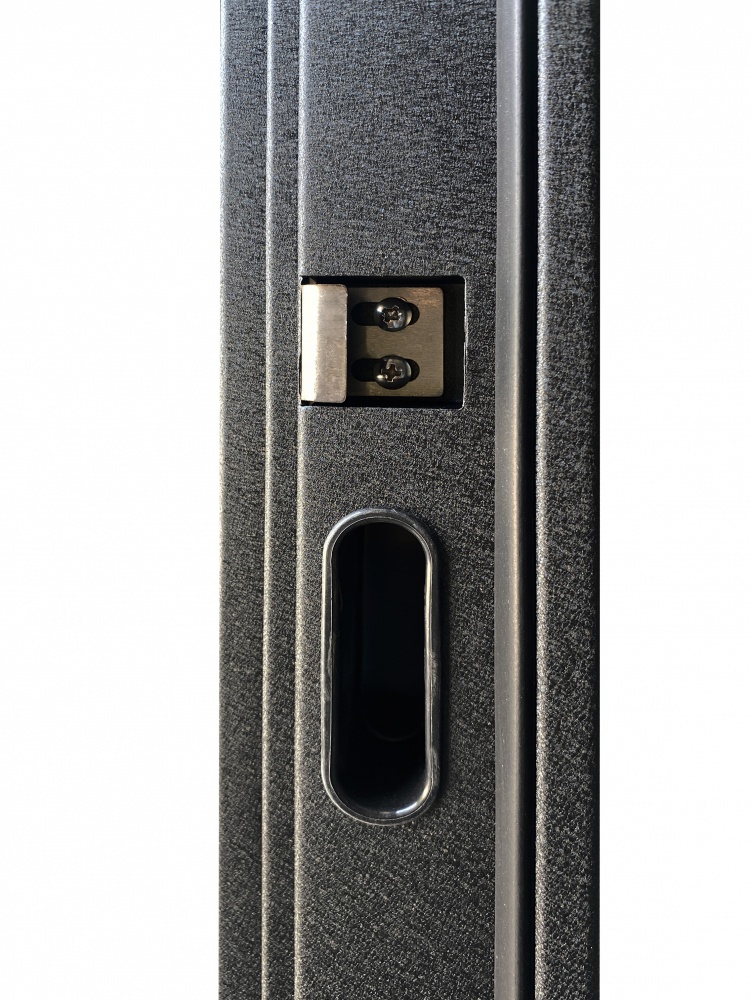 Дверь входная Двері БЦ Хортица черный муар 2050х860 мм правая