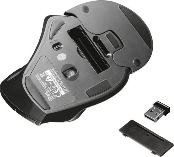 Мышь Trust Vergo Wireless Ergonomic Comfort 21722 