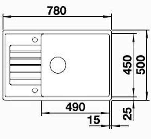 Мойка для кухни Blanco Zia Xl 6 S Compact (523273)+Сендвичмейкер Gorenje Sm701gcm 
