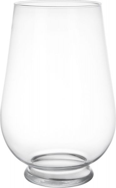 Ваза на ніжці скляна прозора 40х27 Wrzesniak Glassworks