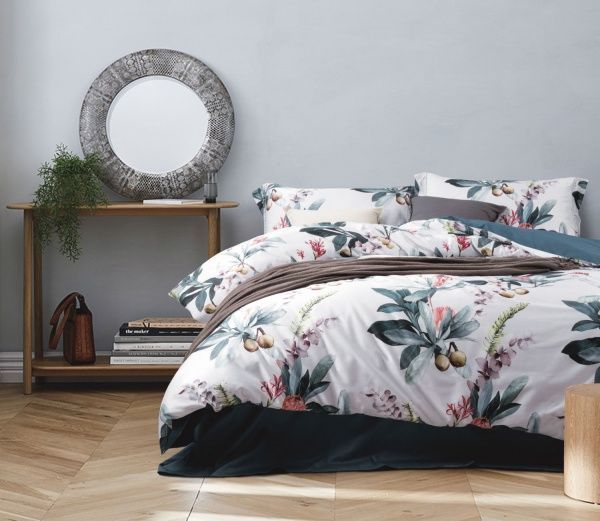 Комплект постельного белья Exotic flowers D двухспальный разноцветный принт La Nuit 