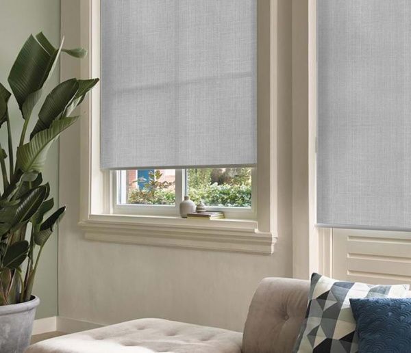 Ролета мини Rollotex струна Linen Look 4 61x150 см серая 