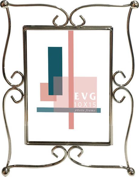 Рамка для фото EVG LBT104S 10x15 см серебристый 