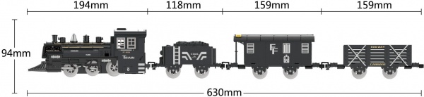 Игровой набор Fenfa железная дорога 1603C-1C