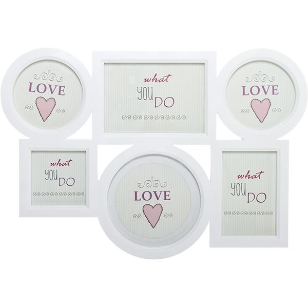 Фоторамка Коллаж Микс 7 шт белая