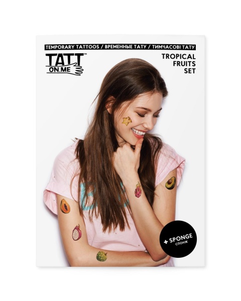Тату тимчасове TATTon.me Tropical Fruits set