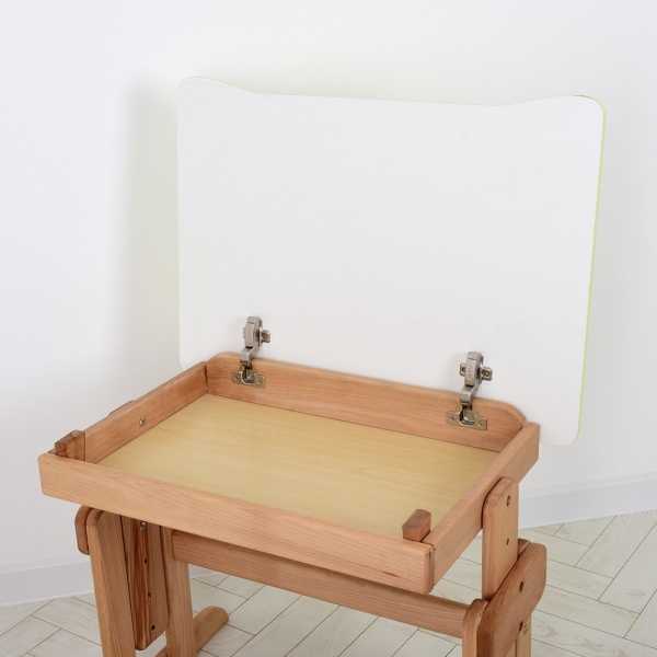 Комплект парта и стул-трансформеры ArinWOOD Совенок бук/белый 04-031WHITE 