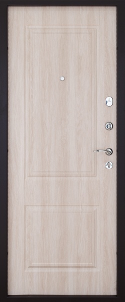 Дверь входная Abwehr АМ-133 086Л (V) (ШБр+ДНлат) Avers+Kale НЧ шагрень бронза / дуб немо лате 2050х860 мм левая