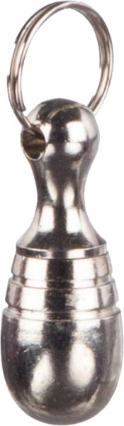 Адресниця капсула для собак хромована металева в асортименті (2280)