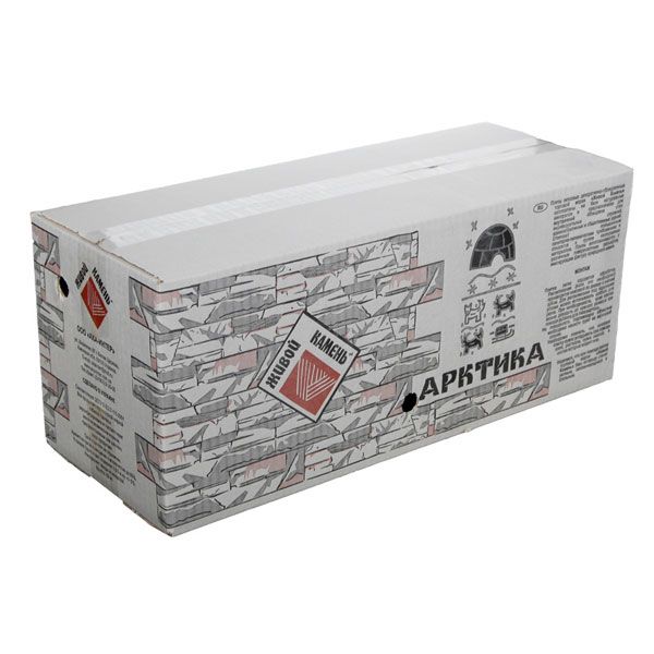 Плитка гипсовая уголок Живой камень Арктика 1,1 пог.м 