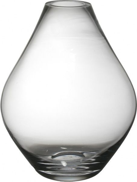Ваза скляна прозора 17,5х22 см