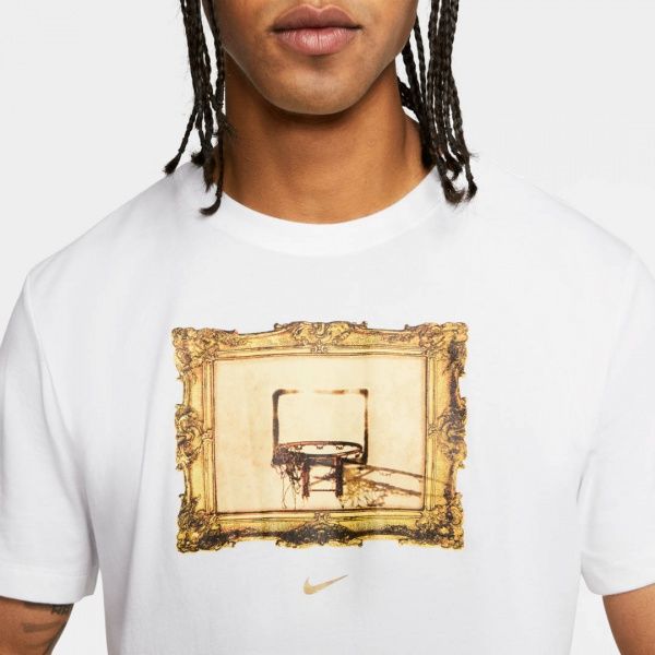 Футболка Nike M NK DRY TEE CORE BBALL CD1108-100 XL білий