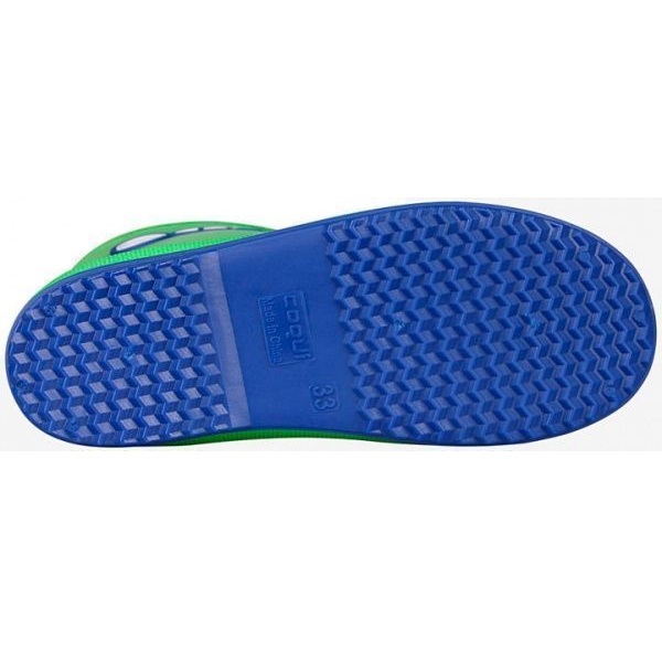 Чоботи Coqui 8509 Lime/Roya 8509 Lime/Roya р. 35 зелено-синій