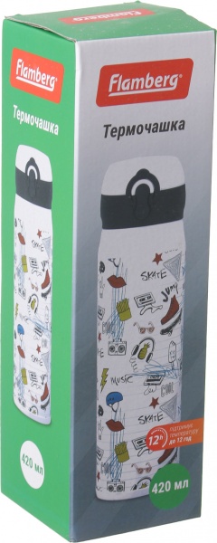 Термочашка Teens style 420 мл Flamberg