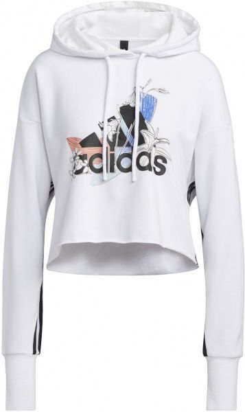 Джемпер Adidas NINI GFX HOODY GJ6546 р. XL білий