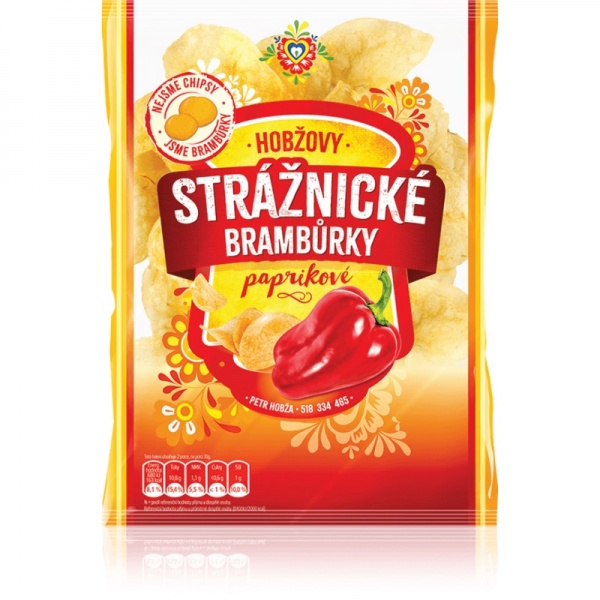 Чипси Straznicke з паприкою 60 г