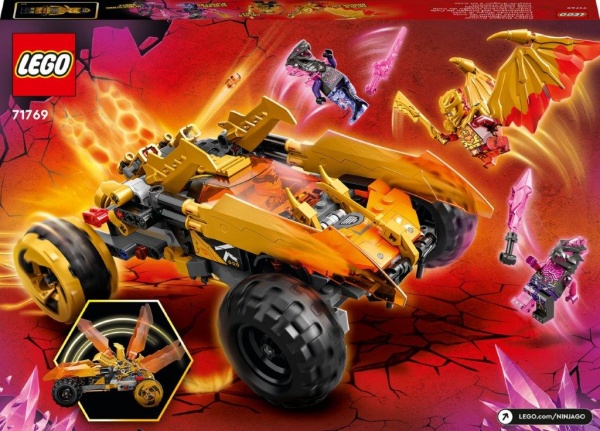 Конструктор LEGO NINJAGO Крейсер Дракона Коула 71769