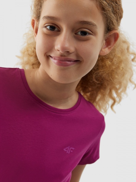 Футболка 4F TSHIRT F0816 4FJAW23TTSHF0816-53S р.140 розовый