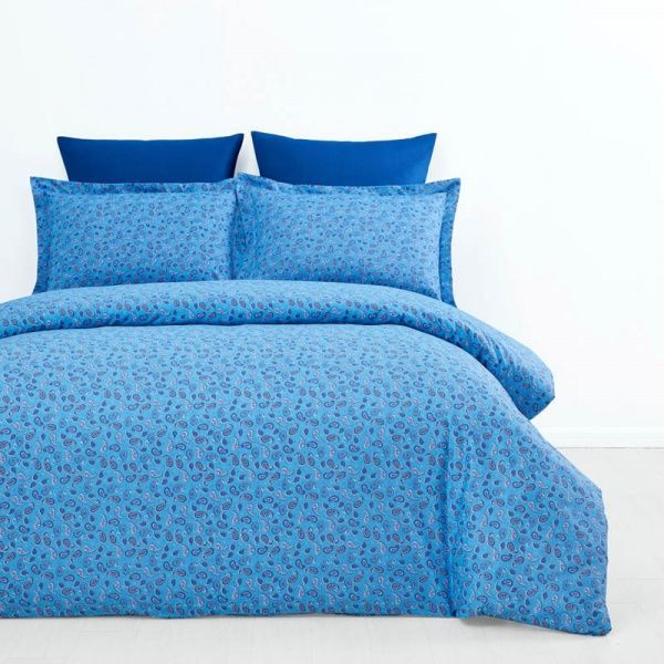 Комплект постельного белья двуспальный, Евро, Miniso разноцветный Arya 