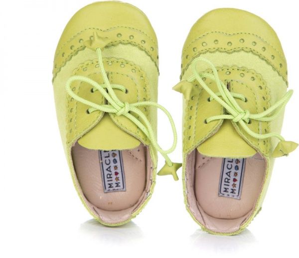 Пинетки детские MIRACLE р. 16,5 0-0-17-3 салатовый 