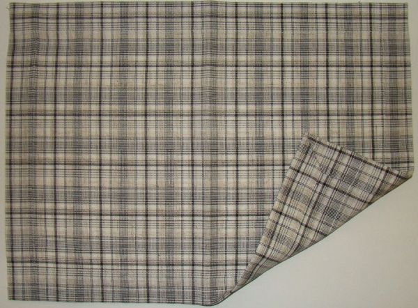 Комплект серветок Едельвіка «Клітинка» 604-16/00 30x40 см чорно-сірий 