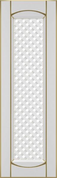 Фасад для кухні Грейд Білий патинований золотом №383 920x296 ВТ Арк'юїт