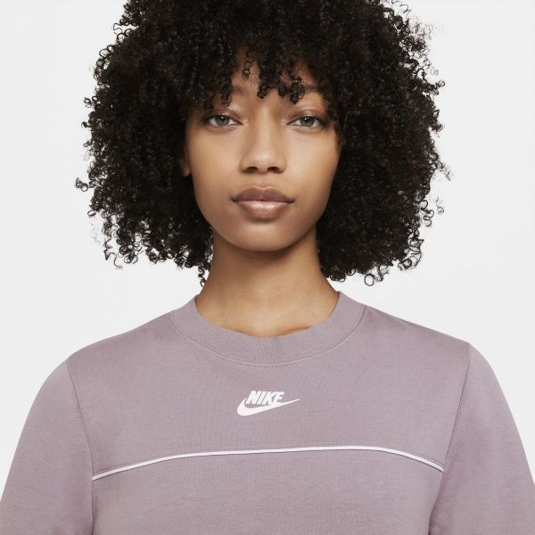 Світшот Nike W NSW CREW MLNM FLC CZ8336-531 р. M рожевий