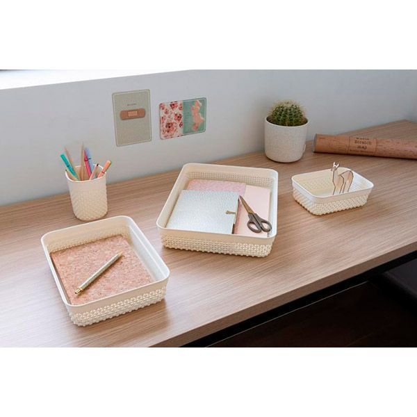 Органайзер настольный KIS 249161 Filo A4 кремовый 60x340x260 мм