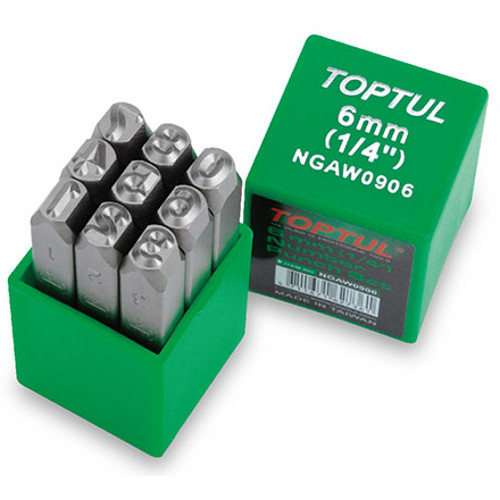 Набор штампов Toptul 4 мм NGAW0904