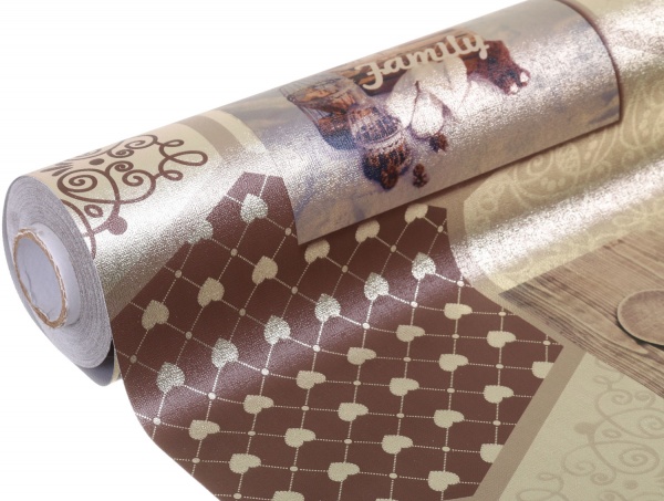 Клеенка на стол с подкладкой PW195-035-R212-1