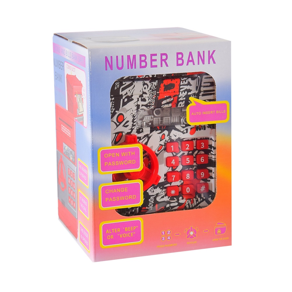 Сейф игровой Shantou Копилка 881506E/F/G/H