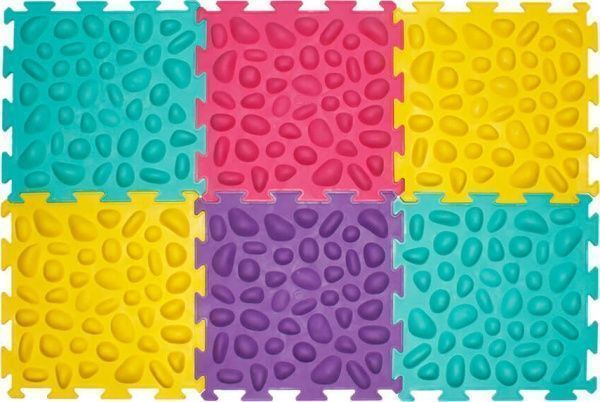 Коврик-пазл Ridni Relax массажный 6 пазлов RD-STONE-6