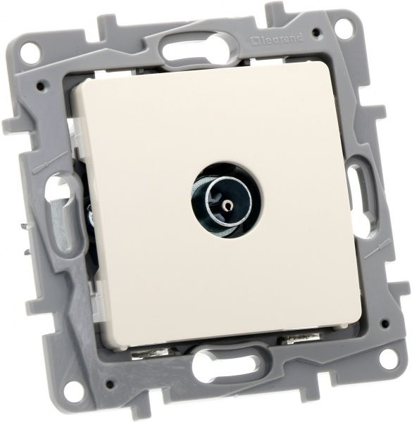 Розетка TV Legrand Etika звезда кремовый 672351