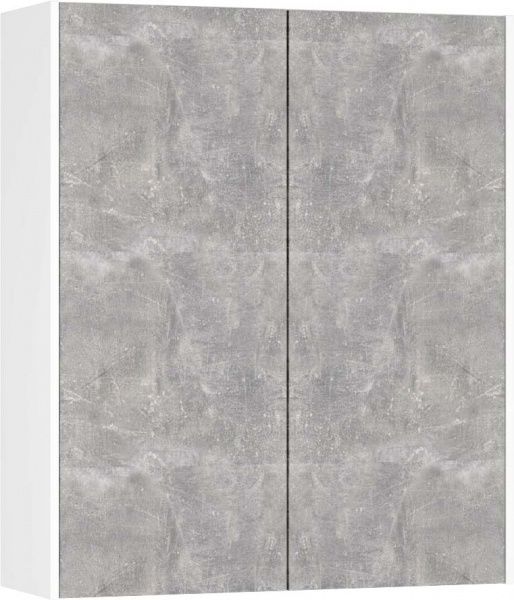 Шкаф верхний МС Идея Лофт В 90/105/31,6 бетон Грейд