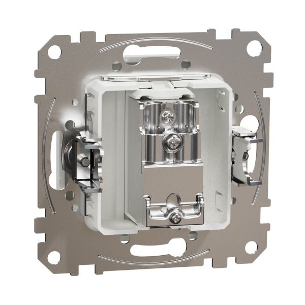 Розетка TV оконечная Schneider Electric Sedna Design без шторок без крышки белый SDD111471