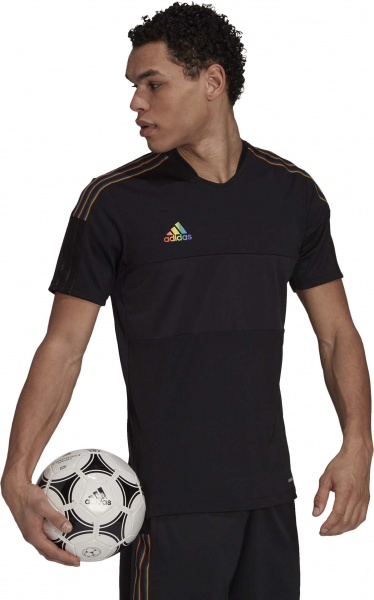 Футболка Adidas TIRO JSY PRIDE GS4721 р.M чорний