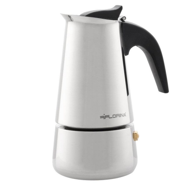 Кавоварка гейзерна Lungo 200 мл 4 чашки Florina