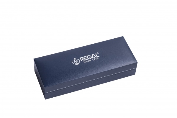 Набор ручек REGAL (перо+роллер) в подарочном футляре L, золото 52605001 