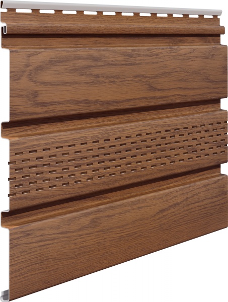 Панель-софит VOX перфорированная 2,7x0,3 м 0,81 кв.м дуб золотой SV-07 