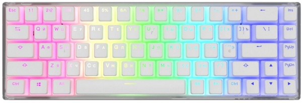 Клавиатура игровая Dark Project КD68B Pro Transparent PBT Pudding g3ms Mechanical Sapphire ENG/UA (DP-KD-68B-907700-GMT) transparent 
